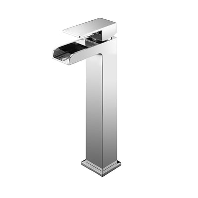 Robinet mitigeur lavabo cascade réhaussé TANO - Le Monde du Bain