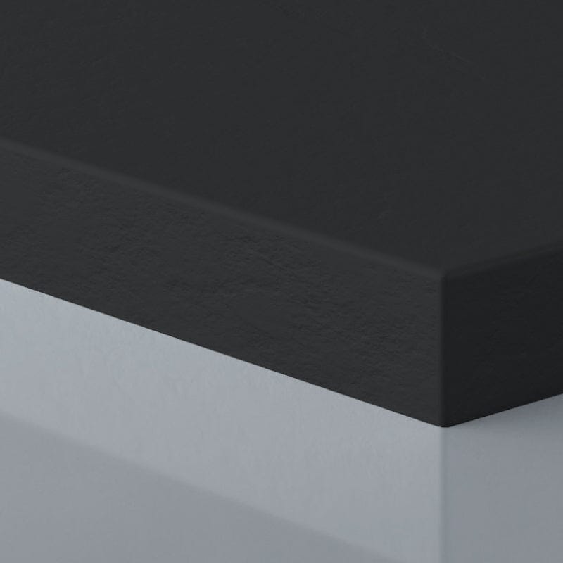 Receveur de douche extra plat PURE en résine surface ardoisée noir - Le Monde du Bain