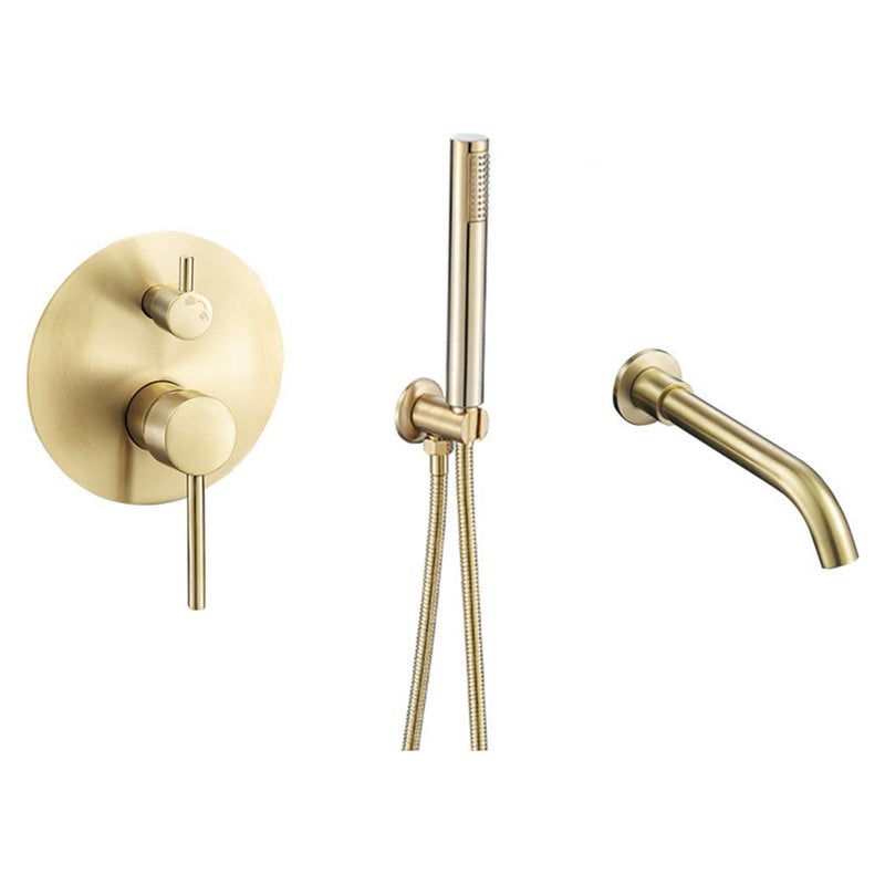 Mitigeur baignoire à encastrer avec douchette CARLOW or