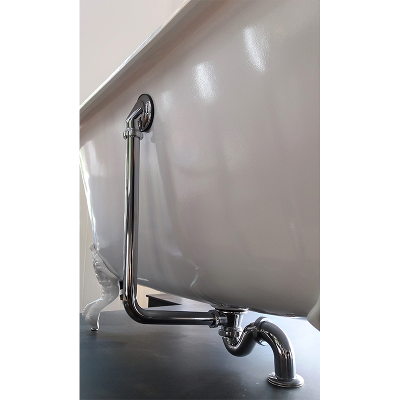 Siphon vertical pour baignoires anciennes CRAWLEY - Le Monde du Bain