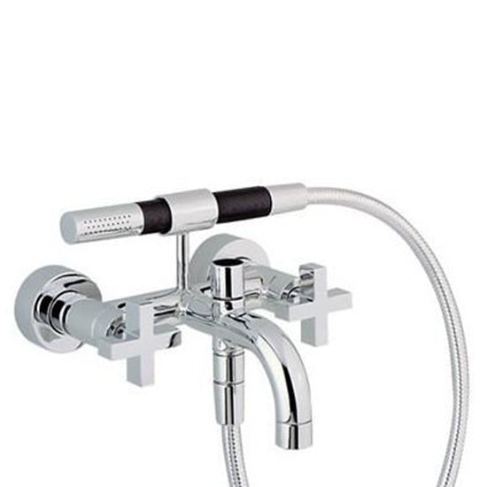 Robinet mitigeur bain/douche mural CISAL BARCELONA pour baignoire avec douchette