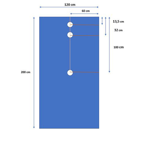Rehausse de 8 cm pour receveur
