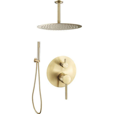Kit de douche à encastrer Astro doré or