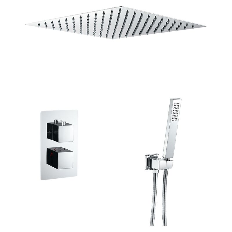 Kit de douche thermostatique à encastrer TILSO chromé