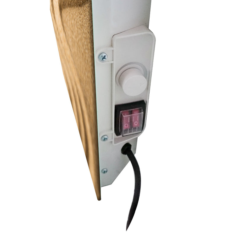 Radiateur sèche-serviettes électrique 600 W noir