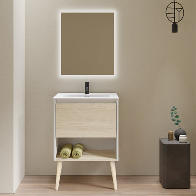 Meuble salle de bain zen NARA 60 cm