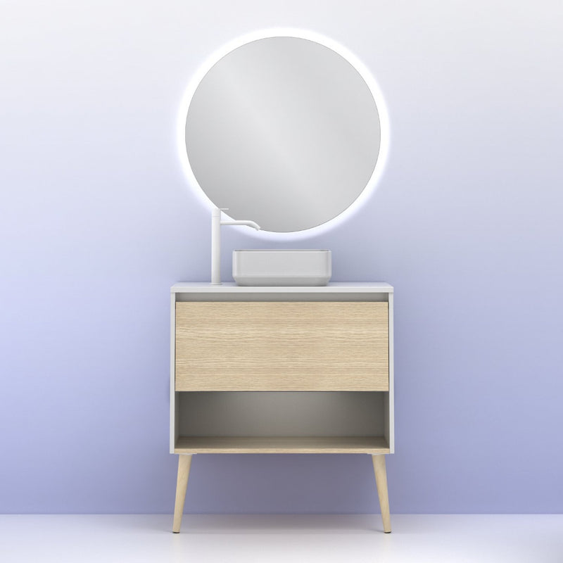 Meuble salle de bain NARA 80 cm.