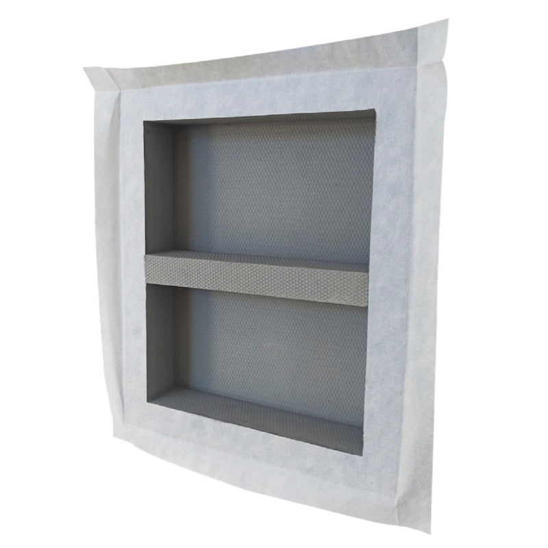 Niche à carreler étanche avec étagère - Format intérieur 50 x 40 cm - 9 cm de profondeur
