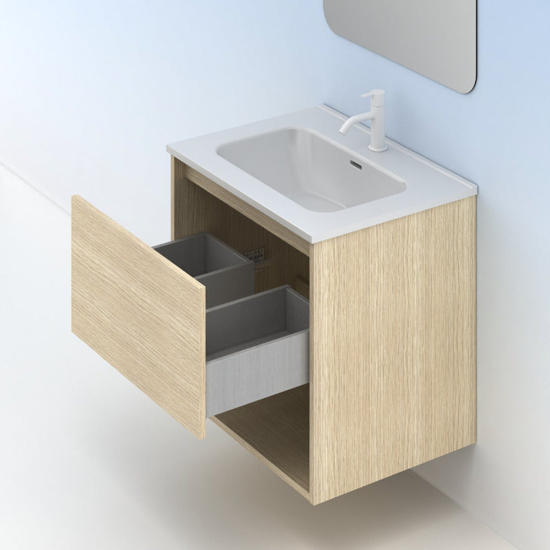 Meuble salle de bain NIWA 60 cm. Chêne sablé