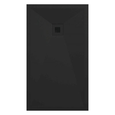 Receveur de douche surface ardoisée ONDA NOIR - Le Monde du Bain