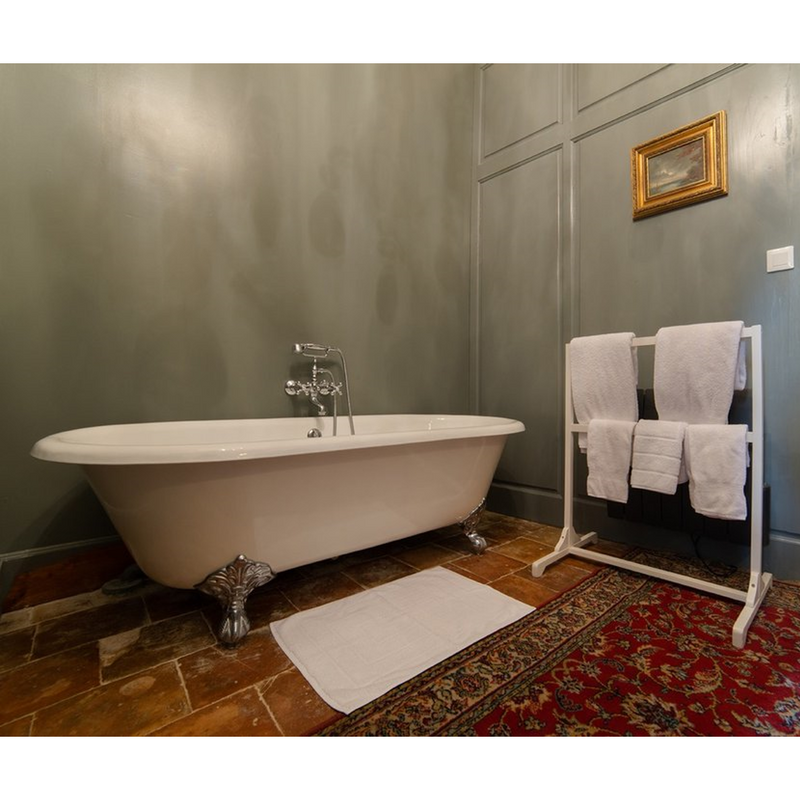 Baignoire sur pieds en fonte PLYMOUTH Blanche