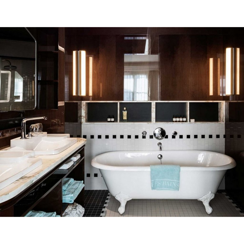 Baignoire sur pieds en fonte PLYMOUTH Blanche