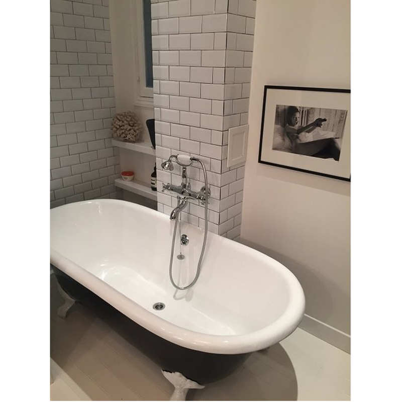 Baignoire ancienne en fonte PLYMOUTH 153 cm Noire - Le Monde du Bain  | Commun