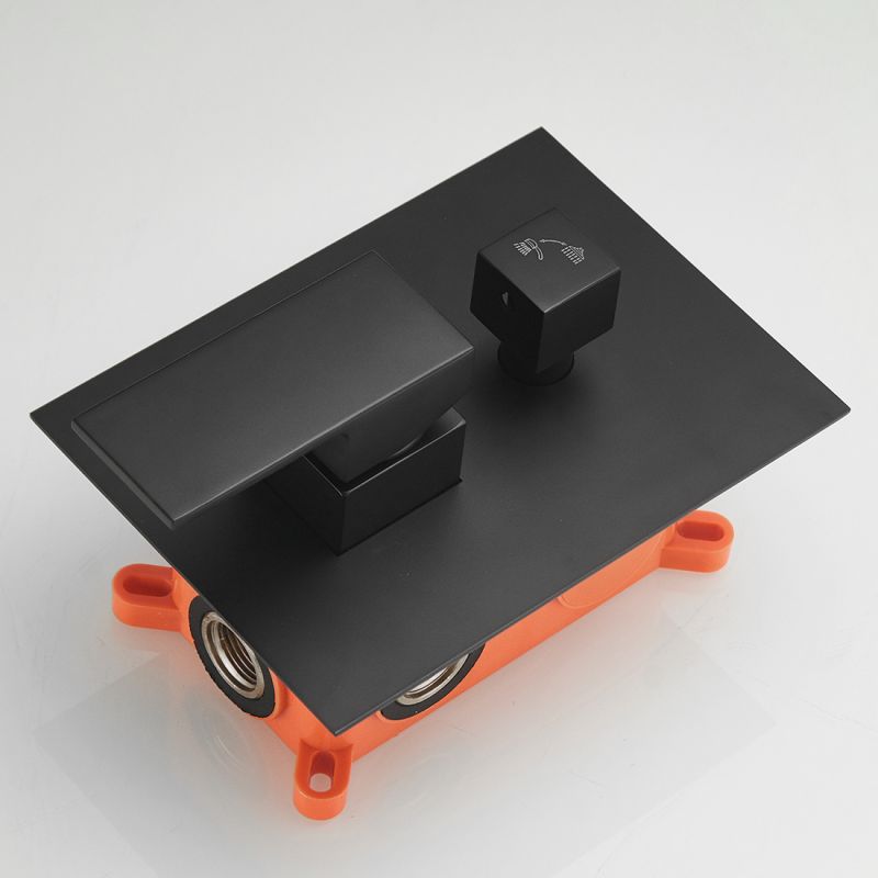 Kit de douche à encastrer JAITO noir mat