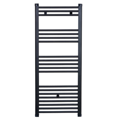 Radiateur sèche-serviettes eau chaude CODA 120 x 60 cm noir mat