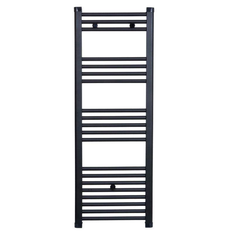 Radiateur sèche-serviettes eau chaude CODA 120 x 50 cm noir mat