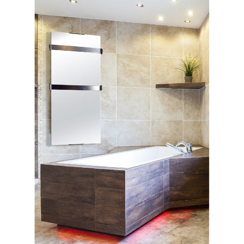 Radiateur sèche-serviettes électrique 900 W miroir