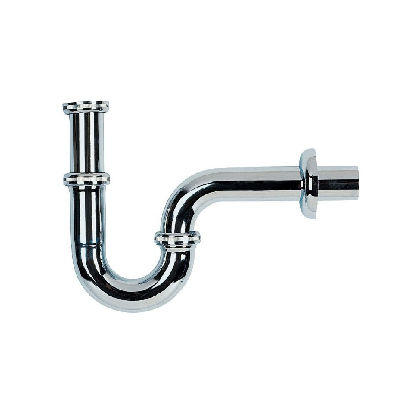 Siphon lavabo rétro ABBOTT en laiton chromé - Le Monde du Bain