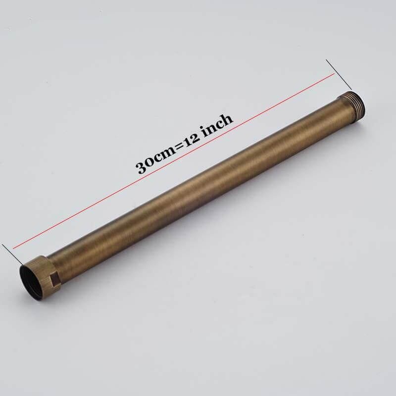 Rallonge de colonne de douche pour baignoire rétro FLORINA finition or ancien - Le Monde du Bain