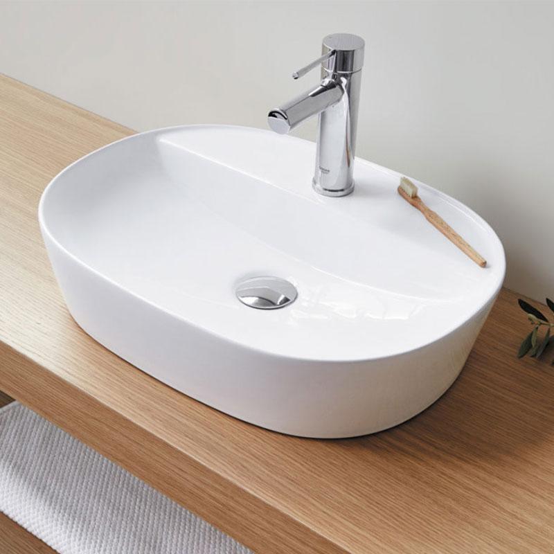 Vasque à poser en céramique MARINO blanc - Le Monde du Bain